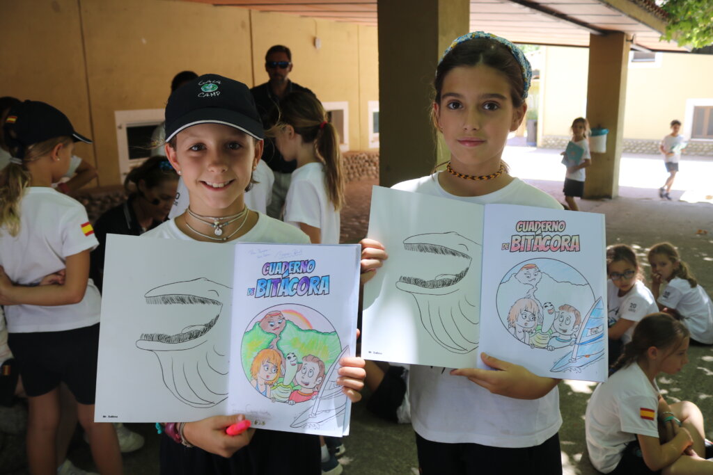 Participantes de los programas de concienciación infantil de la Fundación Ecomar
